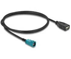 Delock Kabelis HSD Z Stecker zu USB 2.0 Typ-A Buchse 1 m