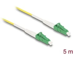 Delock Kabelis Lichtwellenleiter LC-APC zu LC-APC Simplex Singlemode OS2 5 m