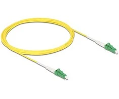 Delock Kabelis Lichtwellenleiter LC-APC zu LC-APC Simplex Singlemode OS2 3 m