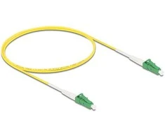 Delock Kabelis Lichtwellenleiter LC-APC zu LC-APC Simplex Singlemode OS2 1 m