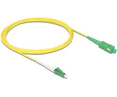 Delock Kabelis Lichtwellenleiter LC-APC zu SC-APC Simplex Singlemode OS2 3 m