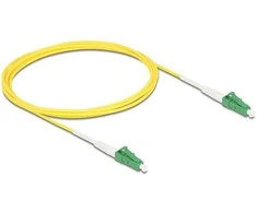 Delock Kabelis Lichtwellenleiter LC-APC zu LC-APC Simplex Singlemode OS2 2 m