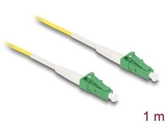 Delock Kabelis Lichtwellenleiter LC-APC zu LC-APC Simplex Singlemode OS2 1 m
