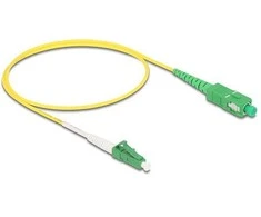 Delock Kabelis Lichtwellenleiter LC-APC zu SC-APC Simplex Singlemode OS2 0,5 m
