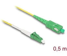 Delock Kabelis Lichtwellenleiter LC-APC zu SC-APC Simplex Singlemode OS2 0,5 m