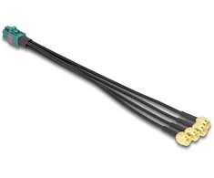 DELOCK Kabelis Mini FAKRA Z Buchse quad zu 4 x SMA Stecker