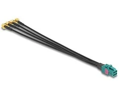 DELOCK Kabelis Mini FAKRA Z Buchse quad zu 4 x SMA Buchse