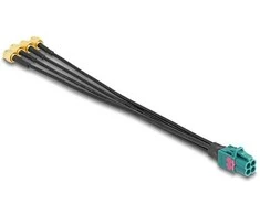 DELOCK Kabelis Mini FAKRA Z Buchse quad zu 4 x SMA Stecker