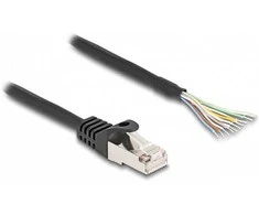 Delock Kabelis RJ50 Stecker zu offenen Kabelenden S/FTP 5 m juodas