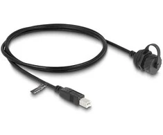 DELOCK Kabelis USB 2.0 Typ-B St zu USB 2.0 Typ-B Bu einbau