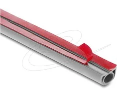 Delock Kabelkanal PVC flexibel 20 x 10 mm - Länge 2 m grau