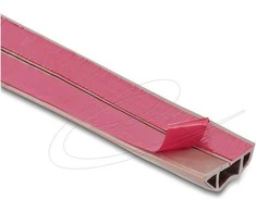 Delock Kabelkanal PVC flexibel 50 x 14 mm - Länge 2 m braun