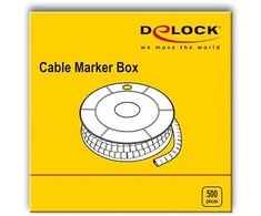 Delock Kabelmarker Box Nr 4 gelb 500 Stück - Geltona - 500 pc(s)