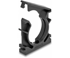 Delock Kabelschlauchhalter mit Verschlussclip 34,5 mm 4 Stück juodas
