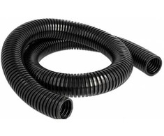„DeLOCK“ kabelio apsauginė mova 1 m x 34,5 mm, juoda, juoda, plastikinė, 1 vnt., 3,45 cm, 1000 mm