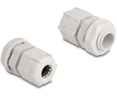 Delock Kabelverschraubung M12 10 Stück grau