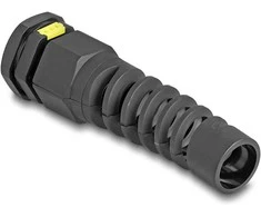 Delock Kabelverschraubung M16 mit Belüftung und Zugentlastung IP68 staub- und wasserdicht juodas 2 vnt.