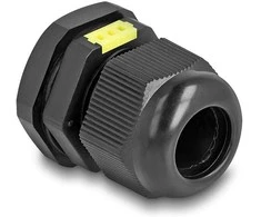Delock Kabelverschraubung M20 mit Belüftung IP68 staub- und wasserdicht juodas 2 vnt.