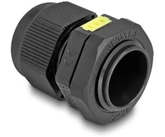 Delock Kabelverschraubung M20 mit Belüftung IP68 staub- und wasserdicht juodas 2 vnt.