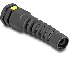 Delock Kabelverschraubung M20 mit Belüftung und Zugentlastung IP68 staub- und wasserdicht juodas 2 vnt.