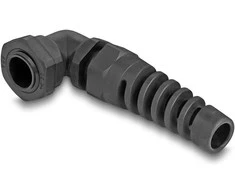 Delock Kabelverschraubung mit Zugentlastung 90° gewinkelt PG9 juodas