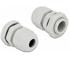 Delock 60195 - Gray - Plastic - 10 pc(s) - PG9 - 8 mm - IP68