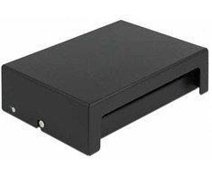 „DeLOCK Keystone“ komutacinė panelė, 8 prievadų, juoda, juoda, metalinė, 112,5 mm, 158,5 mm, 45,2 mm
