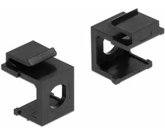 Delock Keystone Abdeckung juodas mit 8,0 mm Durchführung +Hex 4 Stück