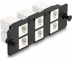 Delock Keystone Adapteris Panel 6 Port juodas