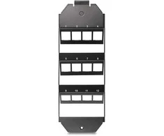 Delock Keystone Halterung 12 Port für Bodentank