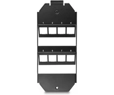 Delock Keystone Halterung 8 Port für Bodentank