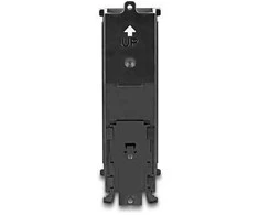 Delock Keystone Halterung 8 Port neigbar für Hutschiene oder Wandmontage