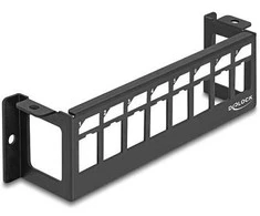 Delock Keystone Halterung 8 Port Panel Aufbau horizontal