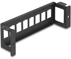 Delock Keystone Halterung 8 Port Panel Aufbau horizontal