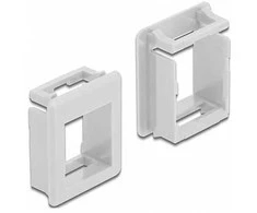 Delock Keystone Halterung für Gehäuse 4 Stück baltas