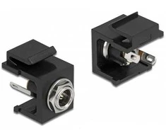 Delock Keystone Modul DC 5,5 x 2,5 mm Buchse juodas