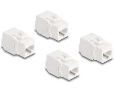 Delock Keystone Modul RJ45 Buchse Cat.6A UTP 4 Stück