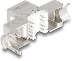 Delock Keystone Modul RJ45 Buchse zu LSA Cat.6A Slim werkzeugfrei