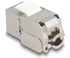 Delock Keystone Modul RJ45 Buchse zu LSA Cat.6A mit LED