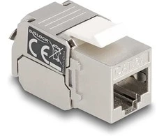 Delock Keystone Modul RJ45 Buchse zu LSA Cat.6A mit LED