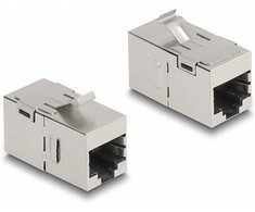 Delock Modulis Keystone RJ45 gniazdo do gniazda RJ45 Cat.6A (87161)