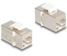 Delock Keystone Modul RJ45 Buchse zu RJ45 Buchse Cat.6 FTP