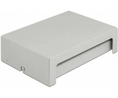 Delock Keystone Patchpanel 8 Port grau