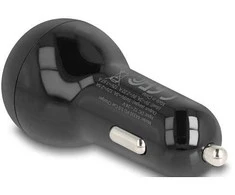 Delock Kfz Ladeadapter 2 x USB Type-C™ PD 3.0 mit 40 W