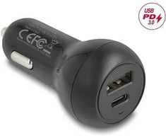 Delock Kfz Ladeadapter USB Type-C™ PD 3.0 und USB Typ-A mit 32 W