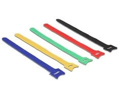 Delock 18635 - Nylon - Juodas,Mėlyna,Žalias,Raudona,Geltona - 20 cm - 12 mm - 10 pc(s)