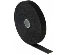 Delock Klettband auf Rolle L 10 m x B 20 mm in Box juodas