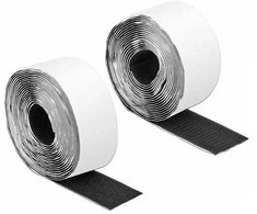 Delock Velcro lipni juosta su lipnia ir vilna juosta L 5 mx P 50 mm juoda