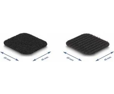Delock 19106 - Nylon - Polyester - Juodas - 45 mm - 50 mm - 3 m - 1 pc(s)