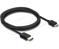 Delock Koaxiales High Speed HDMI Kabelis HDMI Stecker zu Mini HDMI Stecker 8K 60 Hz 3 m